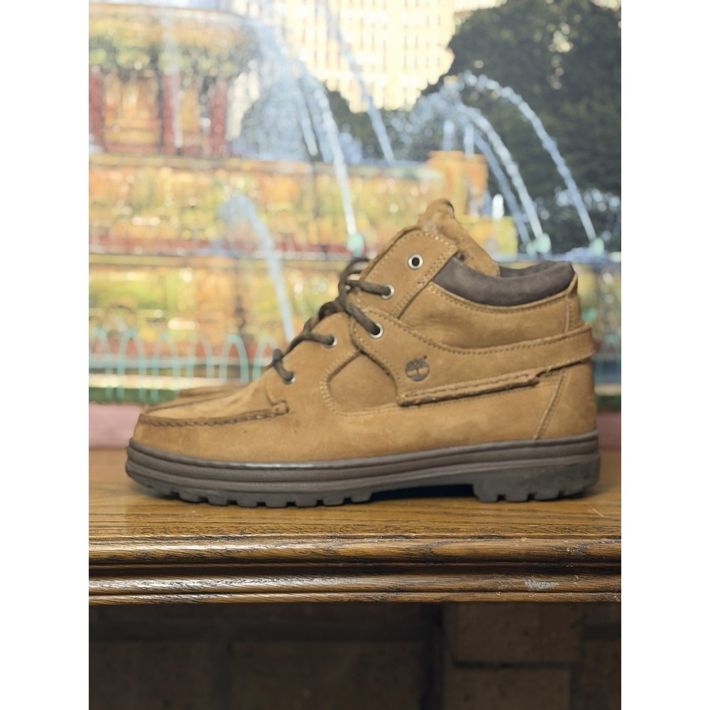 VTG Timberland Gore-Tex Field Boots Womens Size 9M Brown Suede Leather 38346 EUC